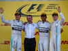 GP RUSSIA, 12.10.2014- Podium, winner Lewis Hamilton (GBR) Mercedes AMG F1 W05, 2nd Nico Rosberg (GER) Mercedes AMG F1 W05, 3rd Valtteri Bottas (FIN) Williams F1 Team FW36 with Paddy Lowe (GBR) Mercedes AMG F1 Executive Director