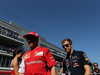 GP RUSSIA, 12.10.2014-   Kimi Raikkonen (FIN) Ferrari F14T e Sebastian Vettel (GER) Infiniti Red Bull Racing RB10