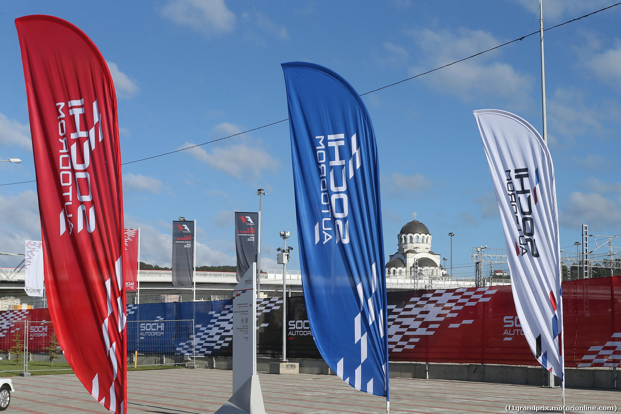 GP RUSSIA, 09.10.2014- Atmosphere of Sochi Olympic Park