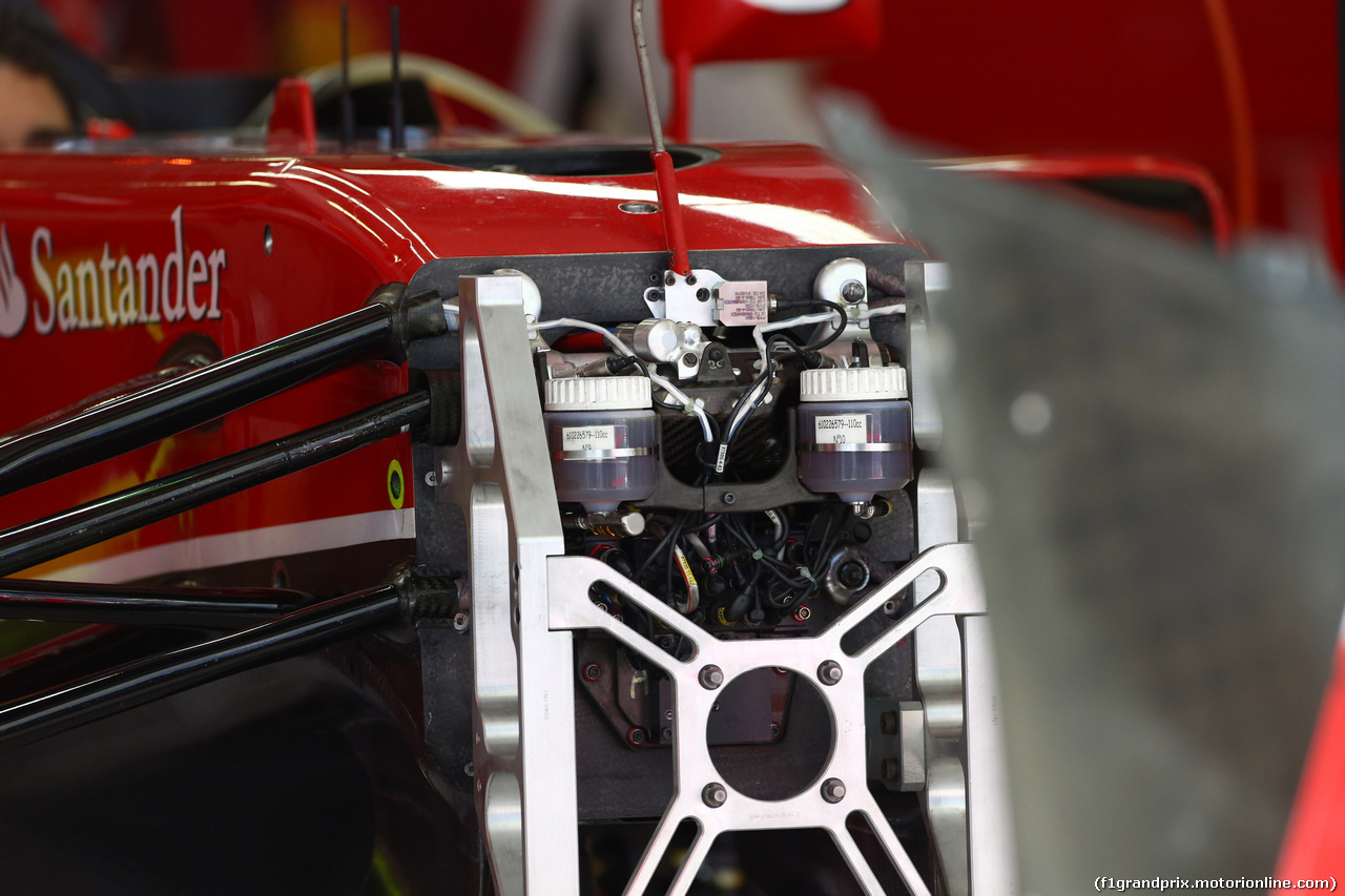 GP RUSSIA, 09.10.2014- Tech Detail of Ferrari F14T