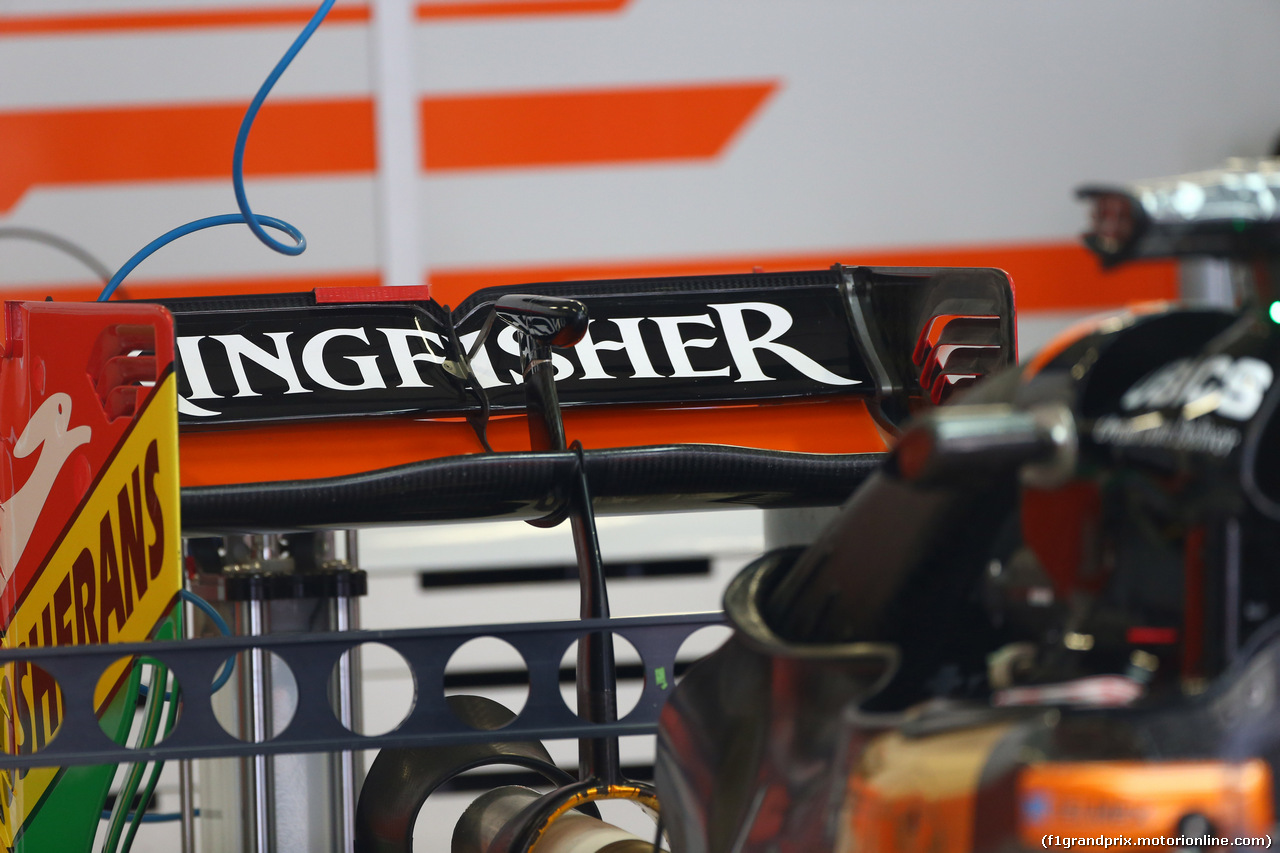 GP RUSSIA, 09.10.2014- Tech Detail of Sahara Force India F1 Team VJM07