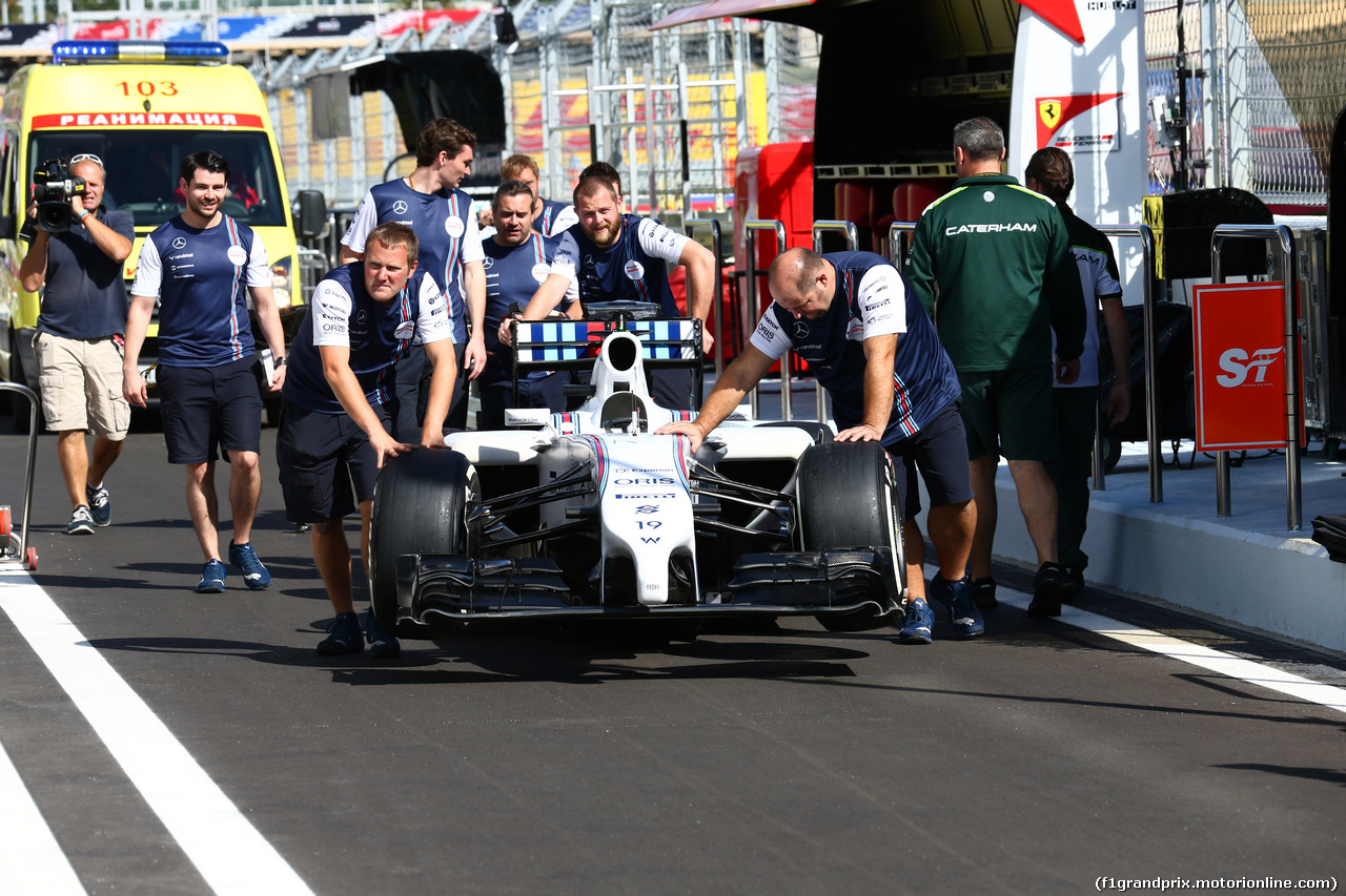 GP RUSSIA, 09.10.2014-  Williams F1 Team FW36