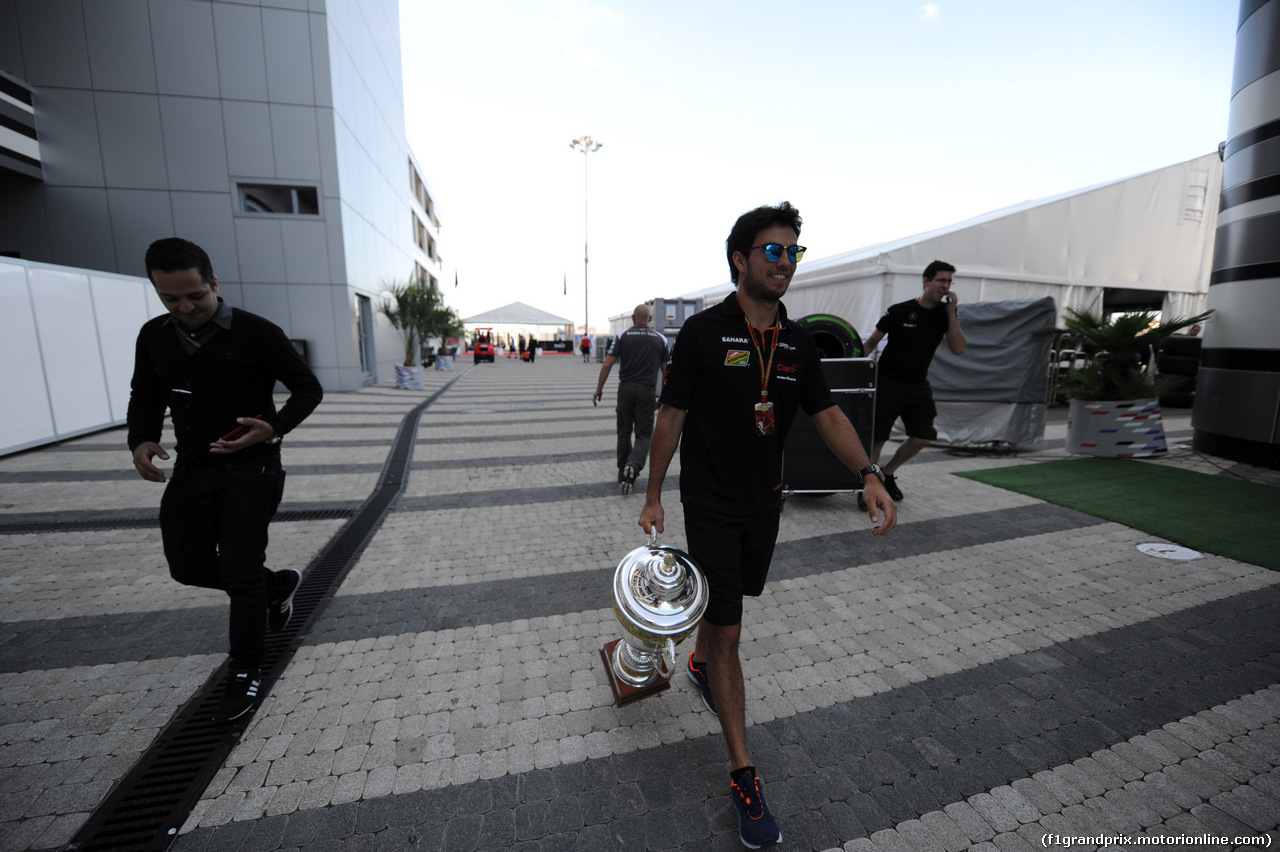 GP RUSSIA, 09.10.2014- Sergio Perez (MEX) Sahara Force India F1 Team VJM07