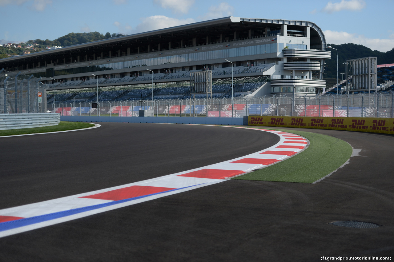 GP RUSSIA, 09.10.2014- View of Sochi Circuit