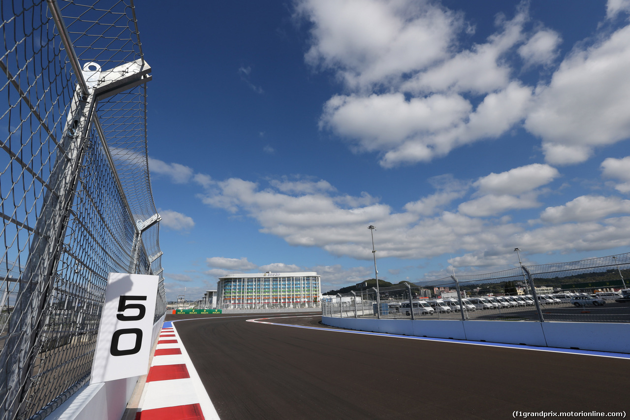 GP RUSSIA, 09.10.2014- View of Sochi Circuit