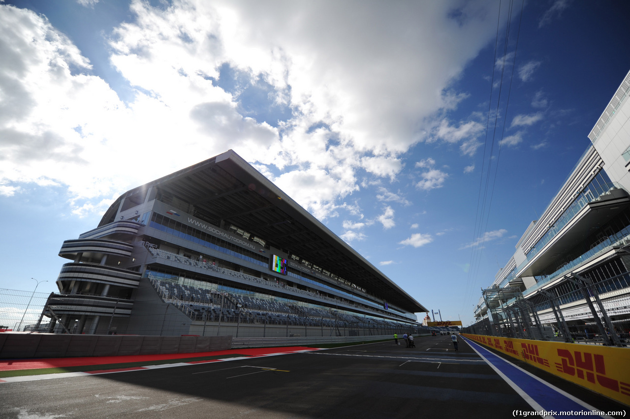 GP RUSSIA, 09.10.2014- View of Sochi Circuit