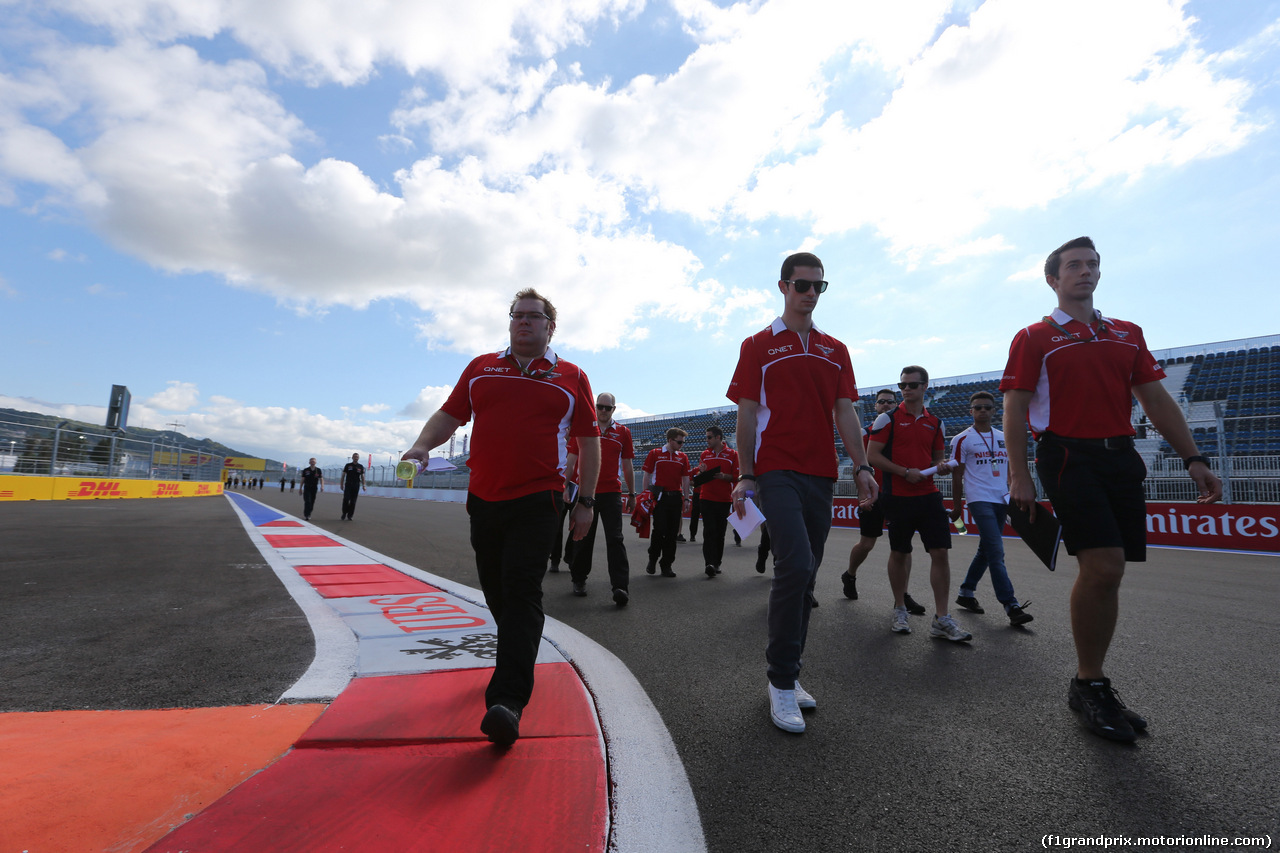 GP RUSSIA, 09.10.2014- Alexandre Rossi (USA) Marussia