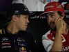 GP RUSSIA, 09.10.2014- Giovedi'  Press Conference, Sebastian Vettel (GER) Infiniti Red Bull Racing RB10, Fernando Alonso (ESP) Ferrari F14T