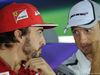 GP RUSSIA, 09.10.2014- Giovedi'  Press Conference, Fernando Alonso (ESP) Ferrari F14T e Jenson Button (GBR) McLaren Mercedes MP4-29