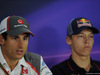 GP RUSSIA, 09.10.2014- Giovedi'  Press Conference, Adrian Sutil (GER), Sauber C33 , Daniil Kvyat (RUS) Scuderia Toro Rosso STR9