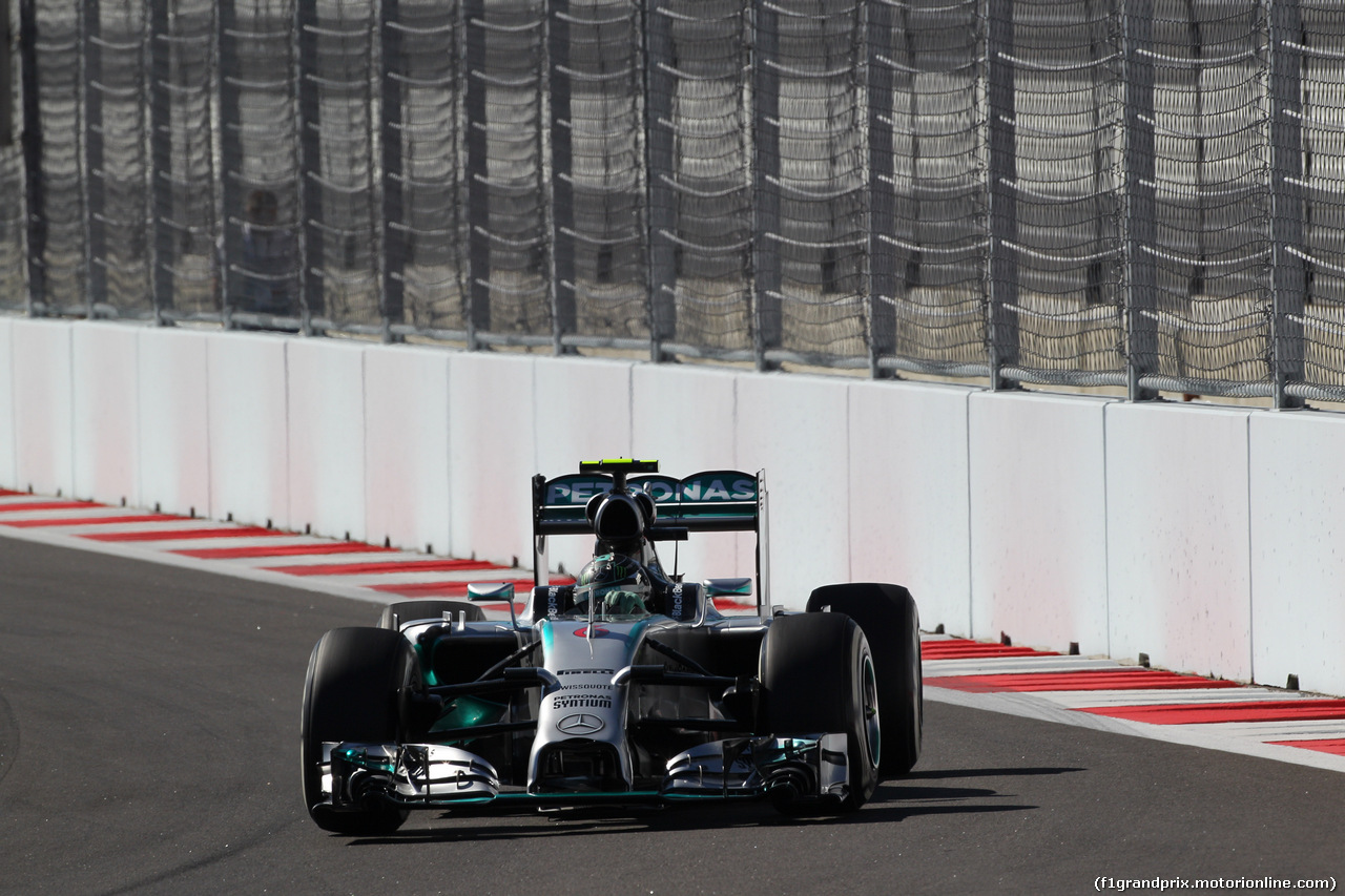 GP RUSSIA, 11.10.2014- Prove Libere 3, Nico Rosberg (GER) Mercedes AMG F1 W05