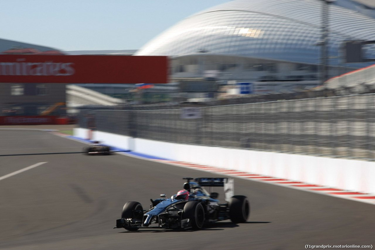 GP RUSSIA, 11.10.2014- Prove Libere 3, Jenson Button (GBR) McLaren Mercedes MP4-29