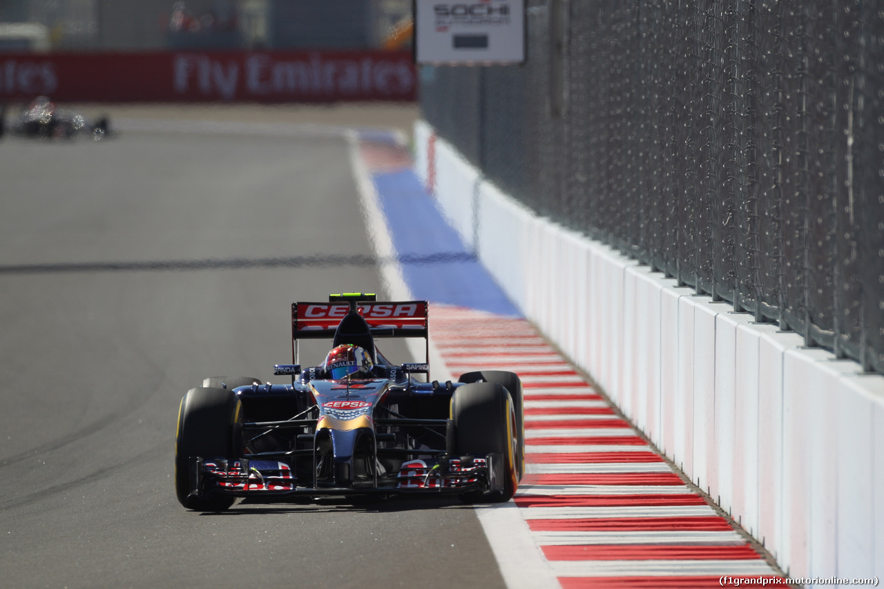 GP RUSSIA, 11.10.2014- Prove Libere 3, Daniil Kvyat (RUS) Scuderia Toro Rosso STR9