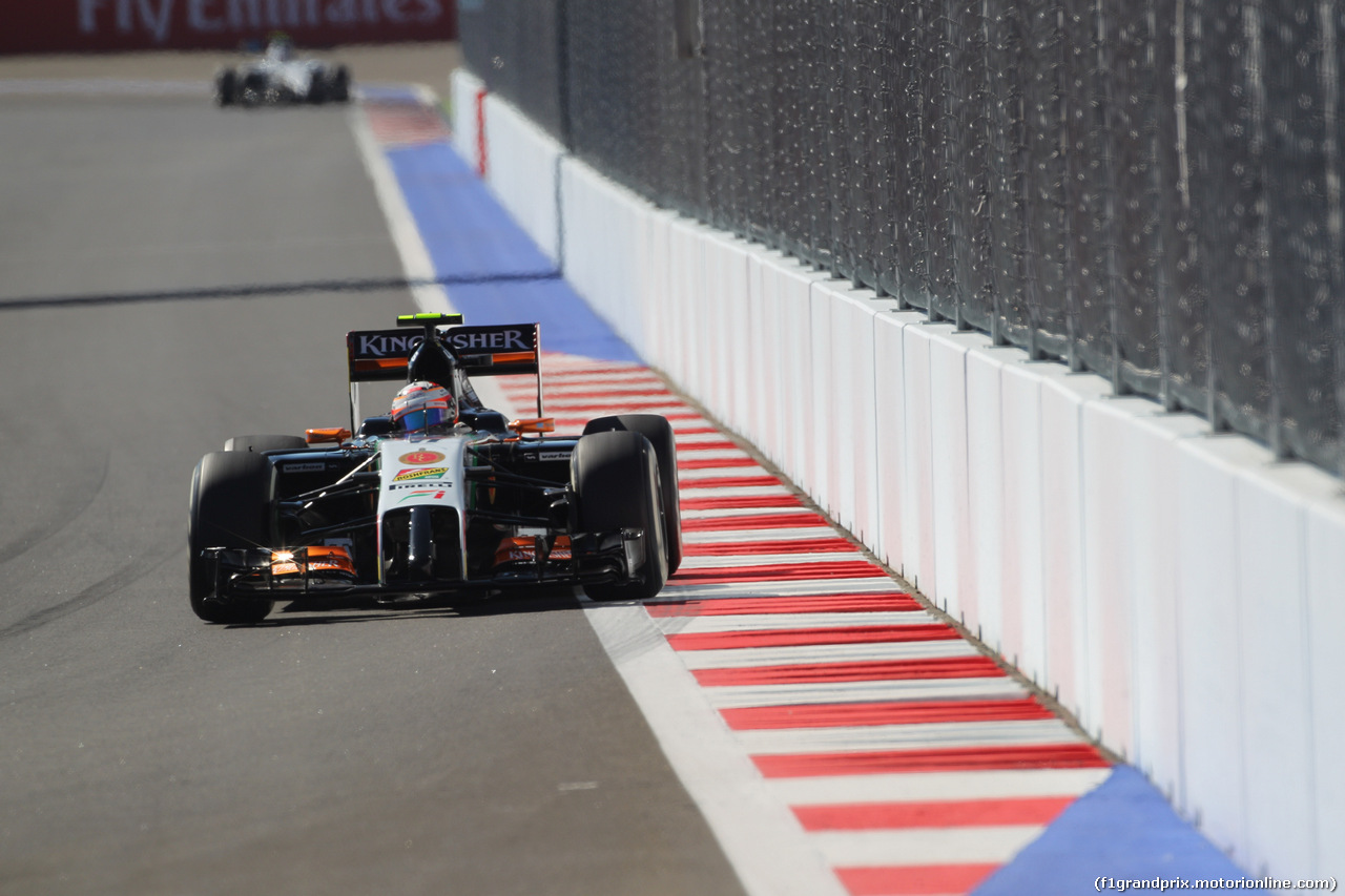 GP RUSSIA, 11.10.2014- Prove Libere 3, Nico Hulkenberg (GER) Sahara Force India VJM07