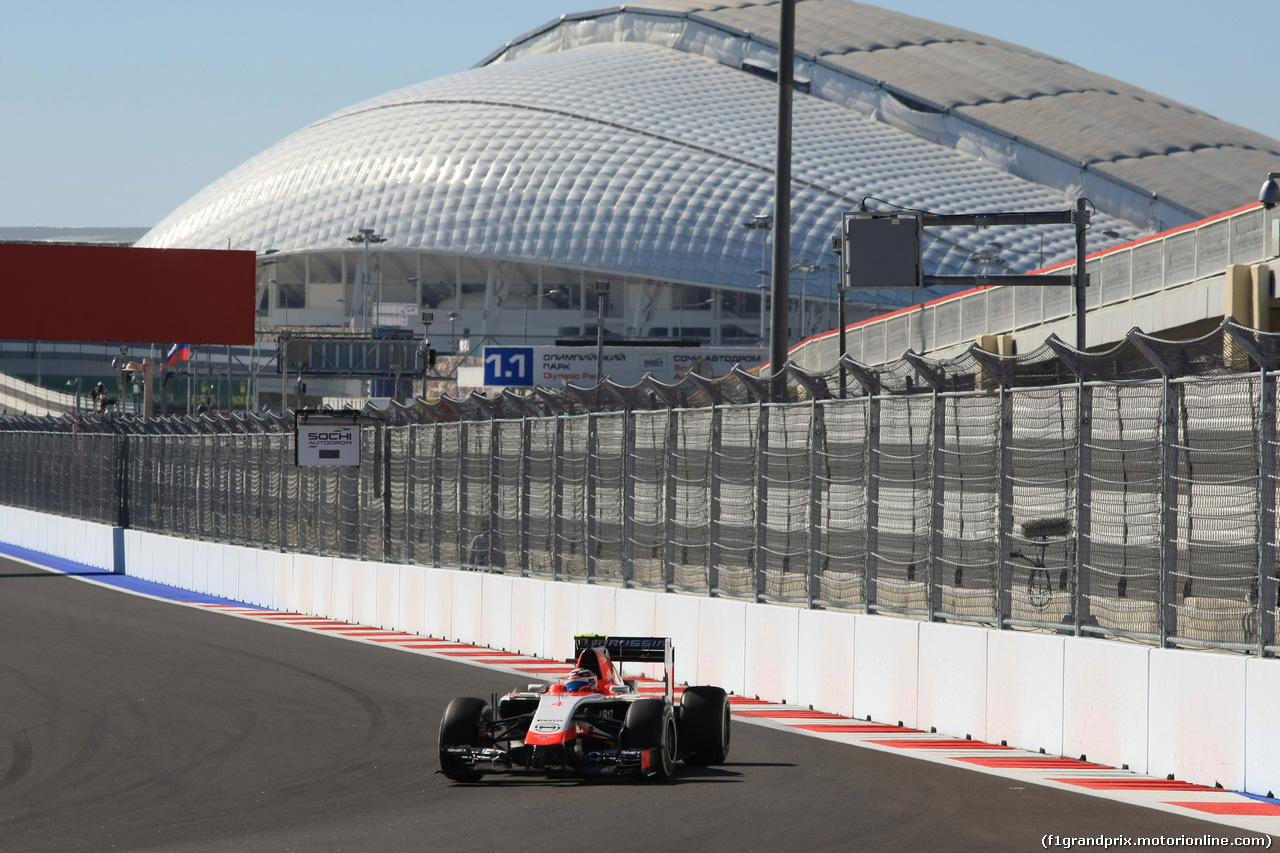 GP RUSSIA, 11.10.2014- Prove Libere 3, Max Chilton (GBR), Marussia F1 Team MR03
