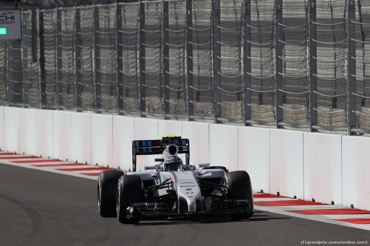 GP RUSSIA, 11.10.2014- Prove Libere 3, Valtteri Bottas (FIN) Williams F1 Team FW36