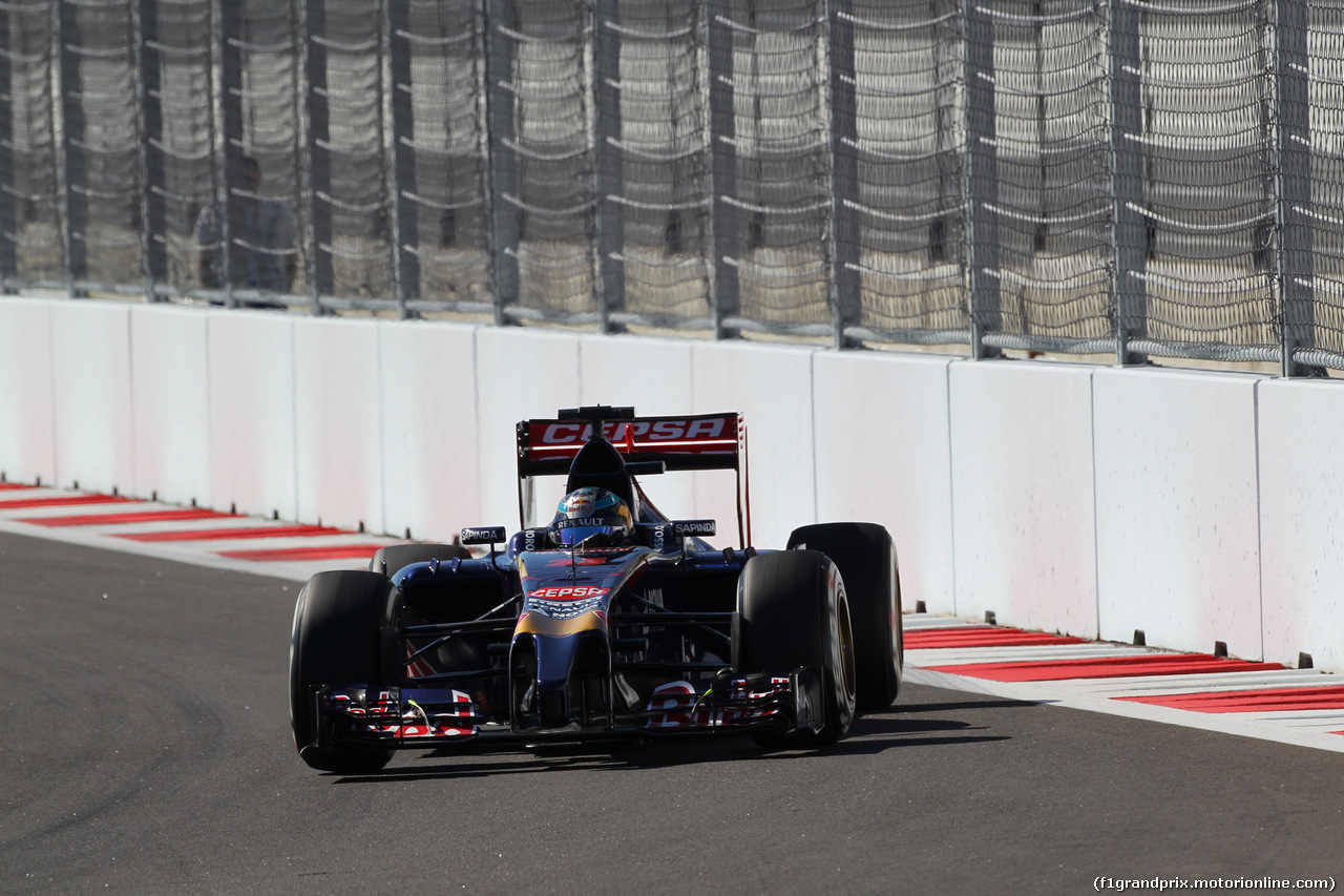 GP RUSSIA, 11.10.2014- Prove Libere 3, Jean-Eric Vergne (FRA) Scuderia Toro Rosso STR9