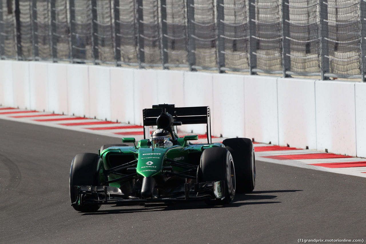 GP RUSSIA, 11.10.2014- Prove Libere 3, Kamui Kobayashi (JPN) Caterham F1 Team CT05