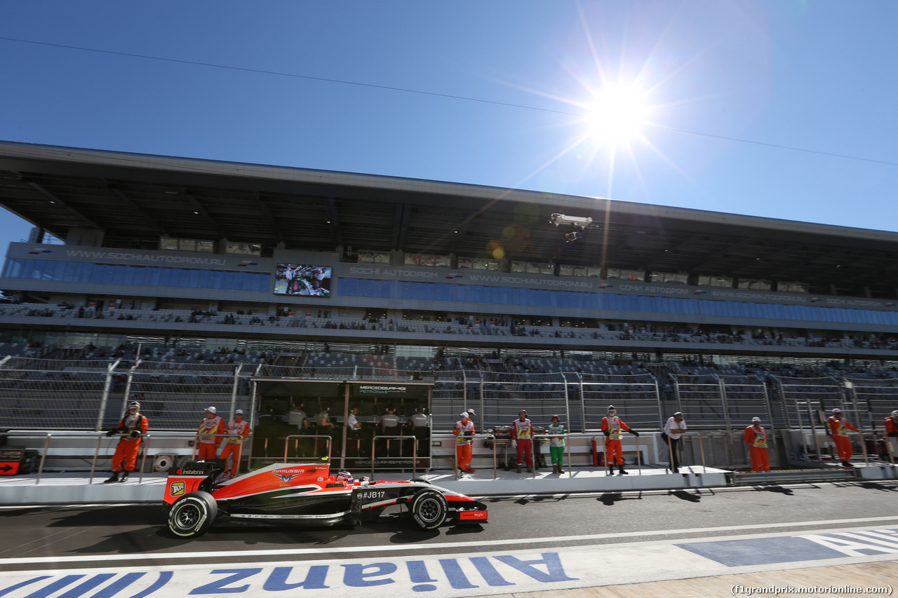 GP RUSSIA, 11.10.2014- Prove Libere 3, Max Chilton (GBR), Marussia F1 Team MR03