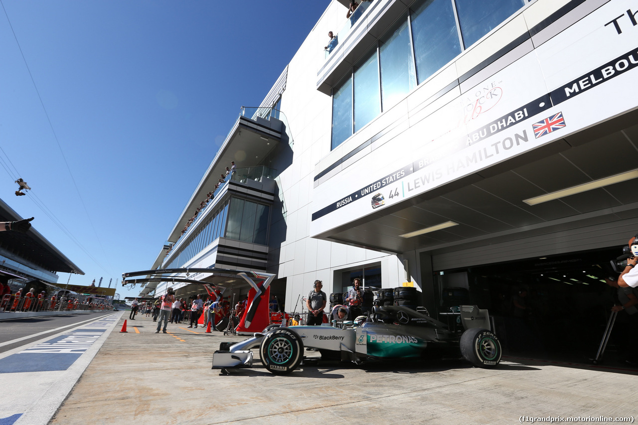 GP RUSSIA, 11.10.2014- Prove Libere 3, Lewis Hamilton (GBR) Mercedes AMG F1 W05
