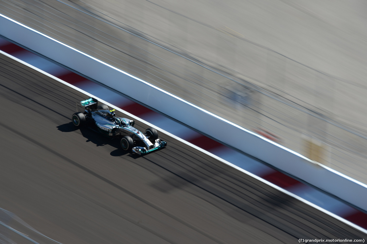 GP RUSSIA, 11.10.2014- Prove Libere 3, Nico Rosberg (GER) Mercedes AMG F1 W05