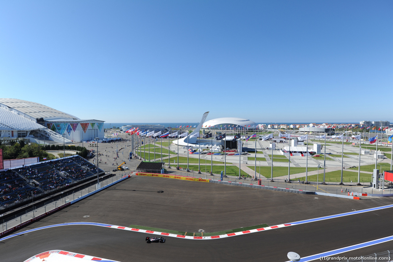GP RUSSIA, 11.10.2014- Prove Libere 3, Adrian Sutil (GER) Sauber F1 Team C33
