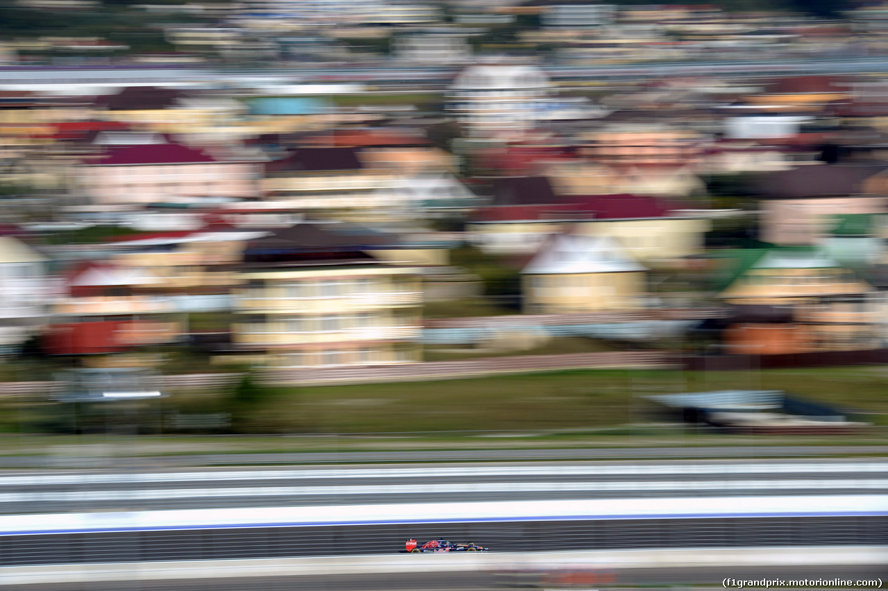 GP RUSSIA, 11.10.2014- Prove Libere 3, Jean-Eric Vergne (FRA) Scuderia Toro Rosso STR9