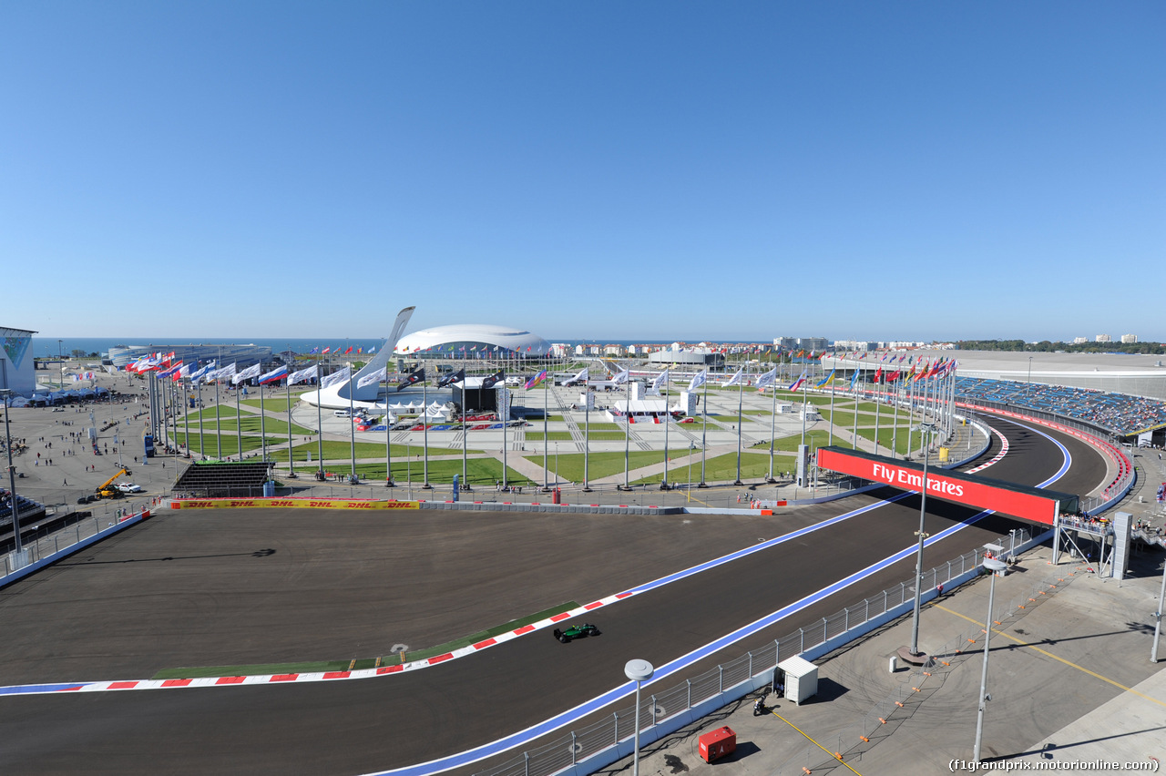 GP RUSSIA, 11.10.2014- Prove Libere 3, Marcus Ericsson (SWE) Caterham F1 Team CT-04