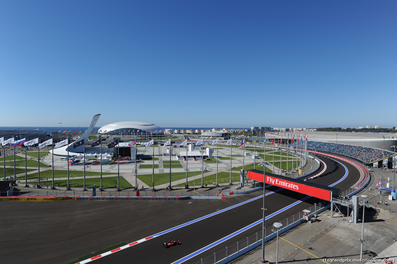 GP RUSSIA, 11.10.2014- Prove Libere 3, Fernando Alonso (ESP) Ferrari F14T