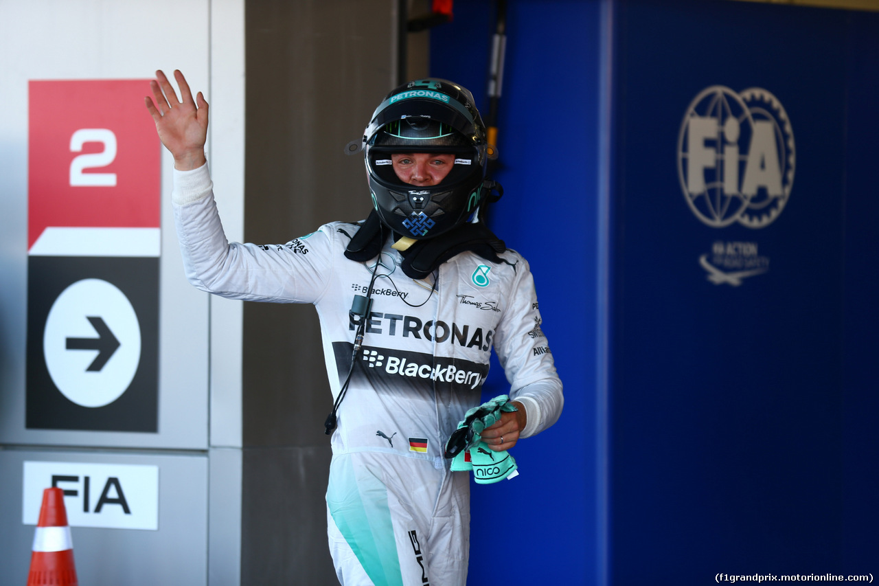 GP RUSSIA, 11.10.2014- Qualifiche, 2nd place for Nico Rosberg (GER) Mercedes AMG F1 W05