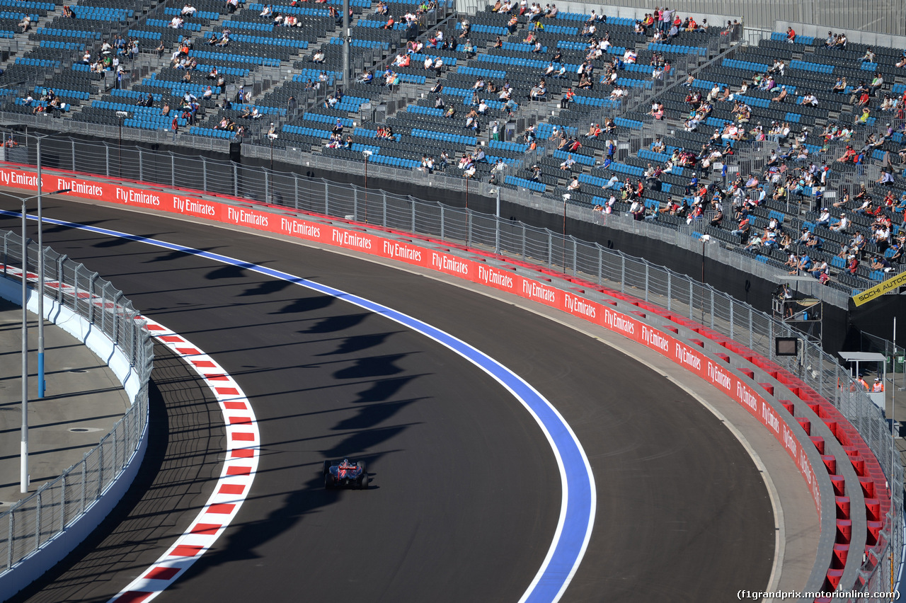GP RUSSIA, 11.10.2014- Prove Libere 3, Jean-Eric Vergne (FRA) Scuderia Toro Rosso STR9