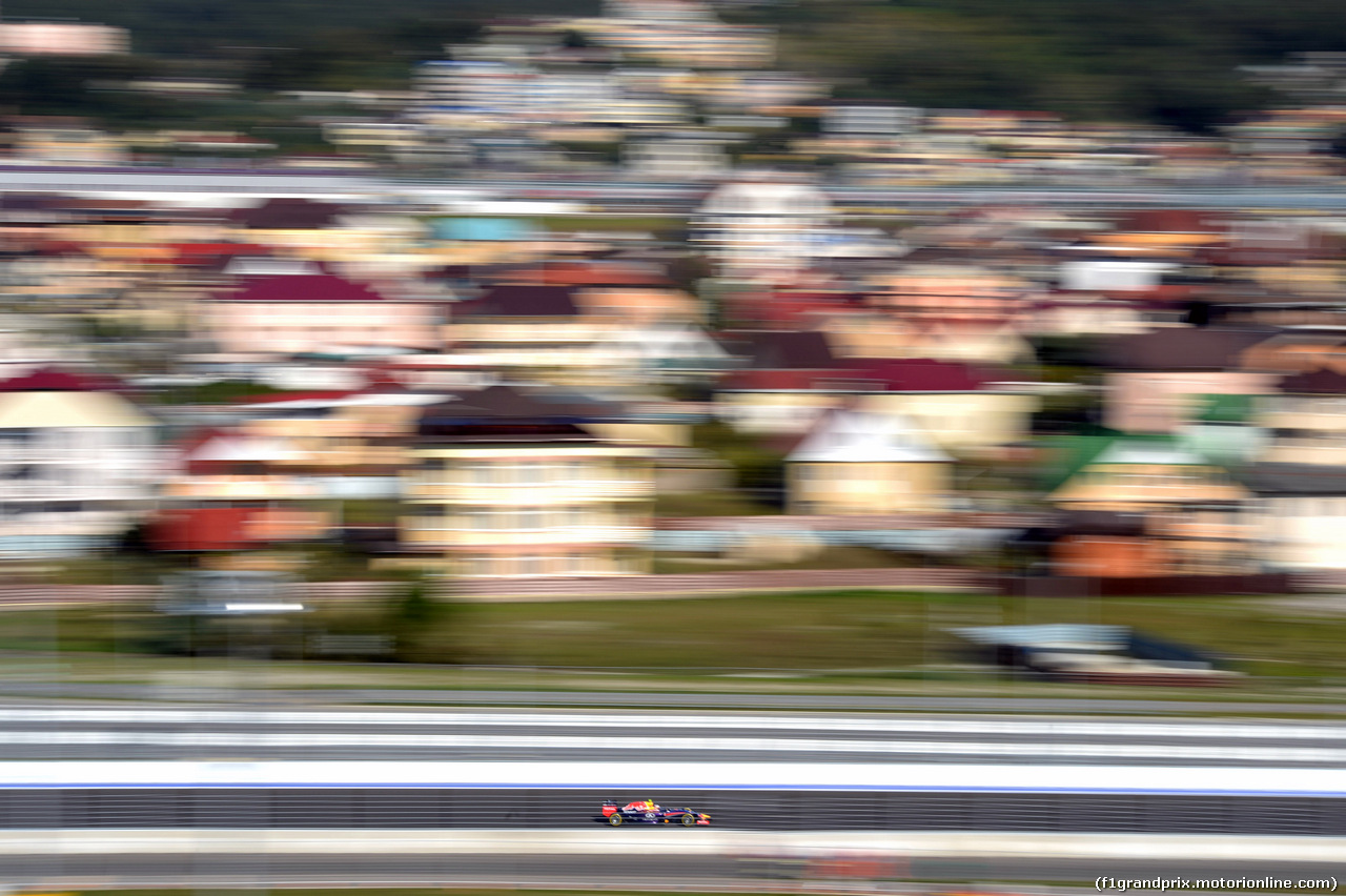GP RUSSIA, 11.10.2014- Prove Libere 3, Daniel Ricciardo (AUS) Infiniti Red Bull Racing RB10