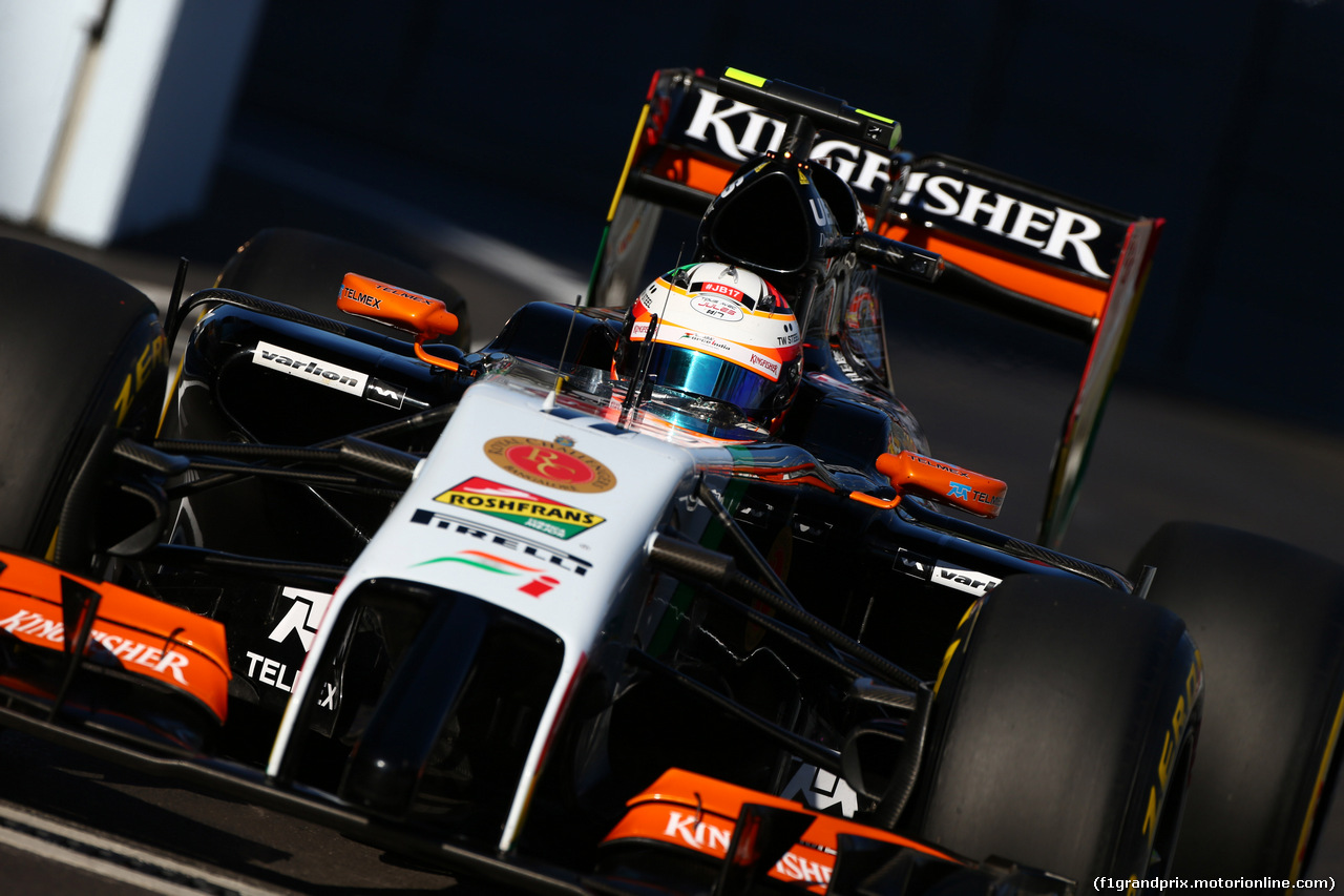 GP RUSSIA, 11.10.2014- Qualifiche, Nico Hulkenberg (GER) Sahara Force India VJM07
