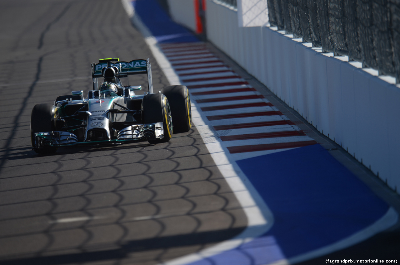 GP RUSSIA, 11.10.2014- Qualifiche, Nico Rosberg (GER) Mercedes AMG F1 W05