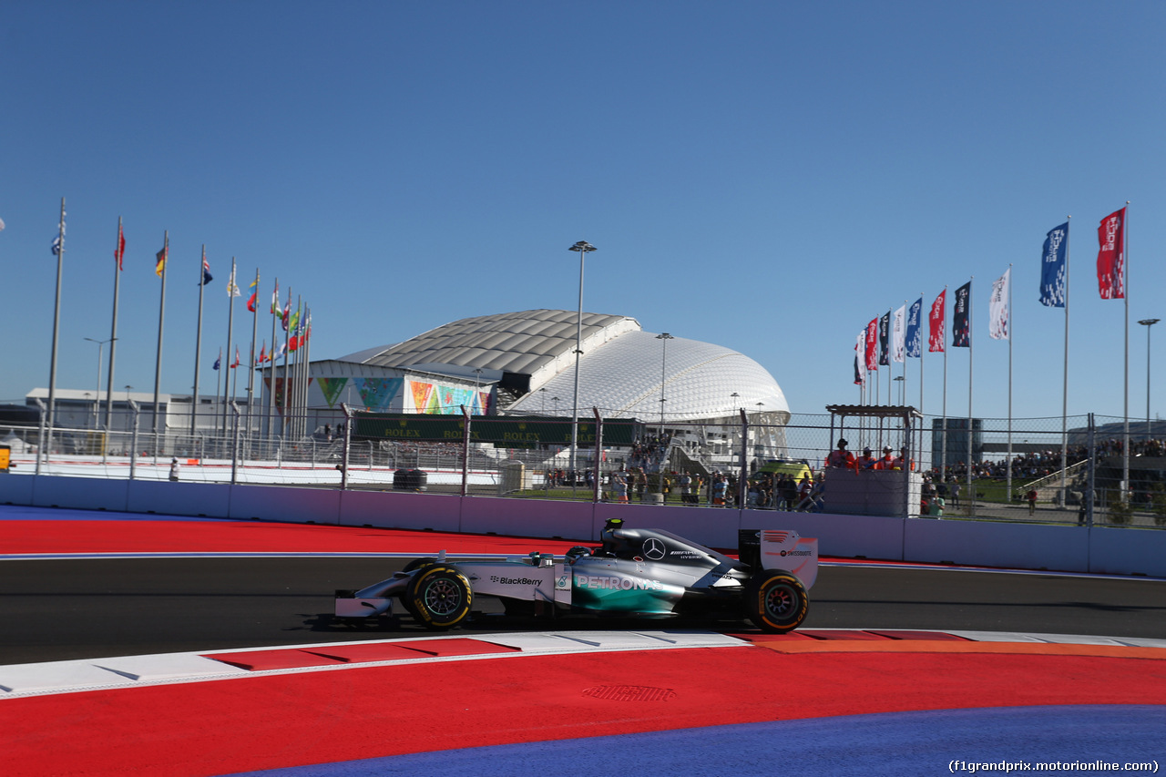 GP RUSSIA, 11.10.2014- Qualifiche, Nico Rosberg (GER) Mercedes AMG F1 W05