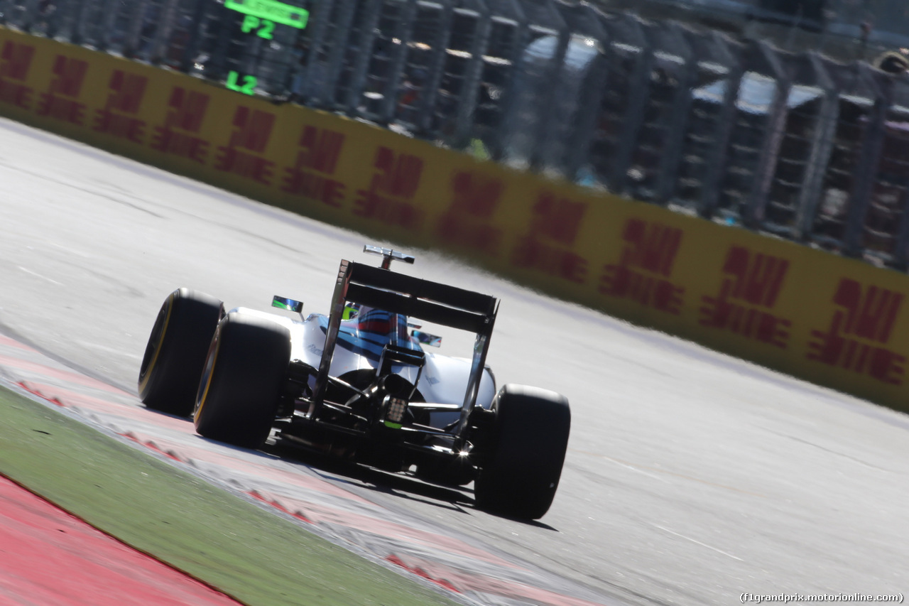 GP RUSSIA, 11.10.2014- Qualifiche, Felipe Massa (BRA) Williams F1 Team FW36