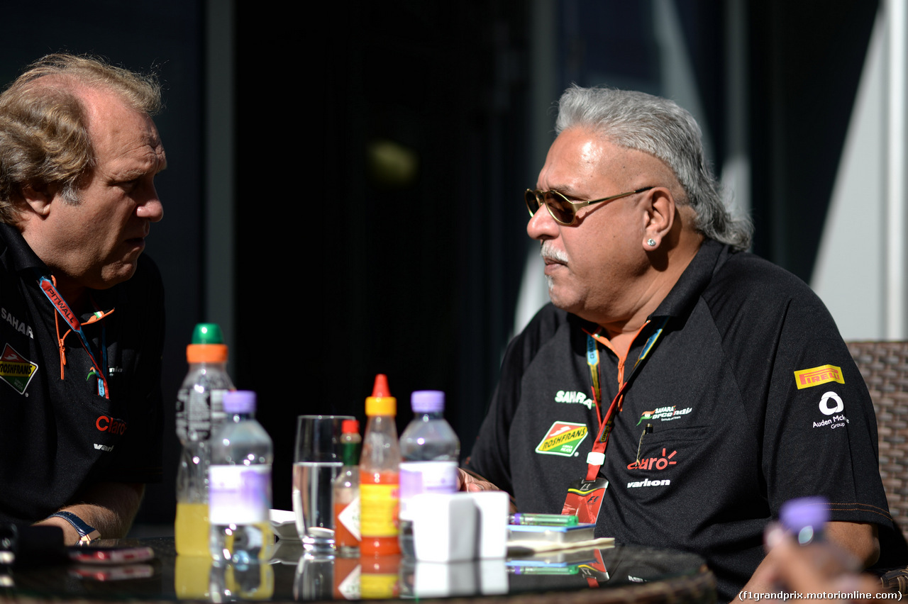 GP RUSSIA, 11.10.2014- Vijay Mallya (IND) Sahara Force India F1 Team Owner