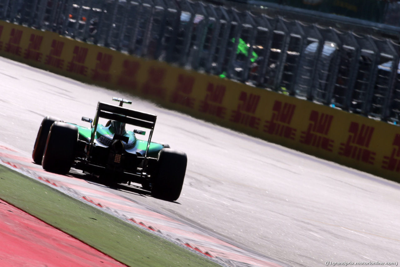 GP RUSSIA, 11.10.2014- Qualifiche, Marcus Ericsson (SWE) Caterham F1 Team CT-04