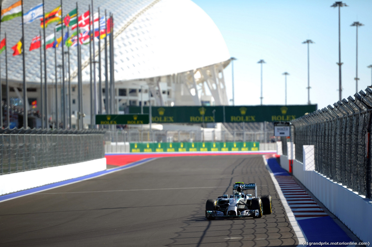 GP RUSSIA, 11.10.2014- Qualifiche, Nico Rosberg (GER) Mercedes AMG F1 W05