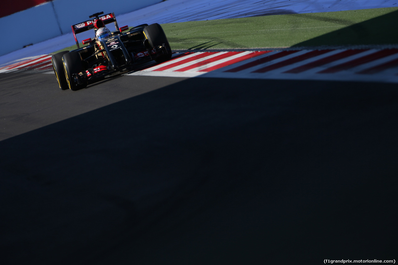 GP RUSSIA, 11.10.2014- Qualifiche, Romain Grosjean (FRA) Lotus F1 Team E22