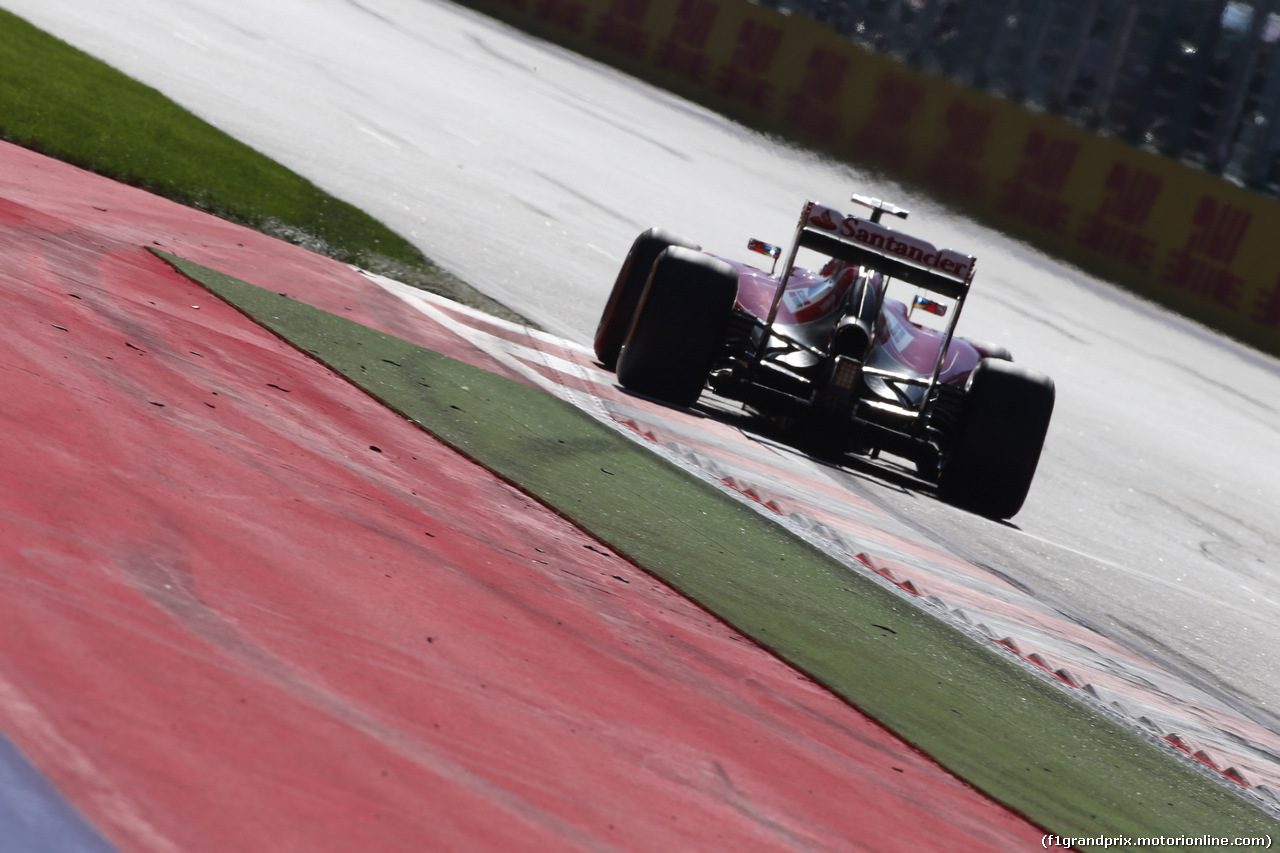 GP RUSSIA, 11.10.2014- Qualifiche, Fernando Alonso (ESP) Ferrari F14T
