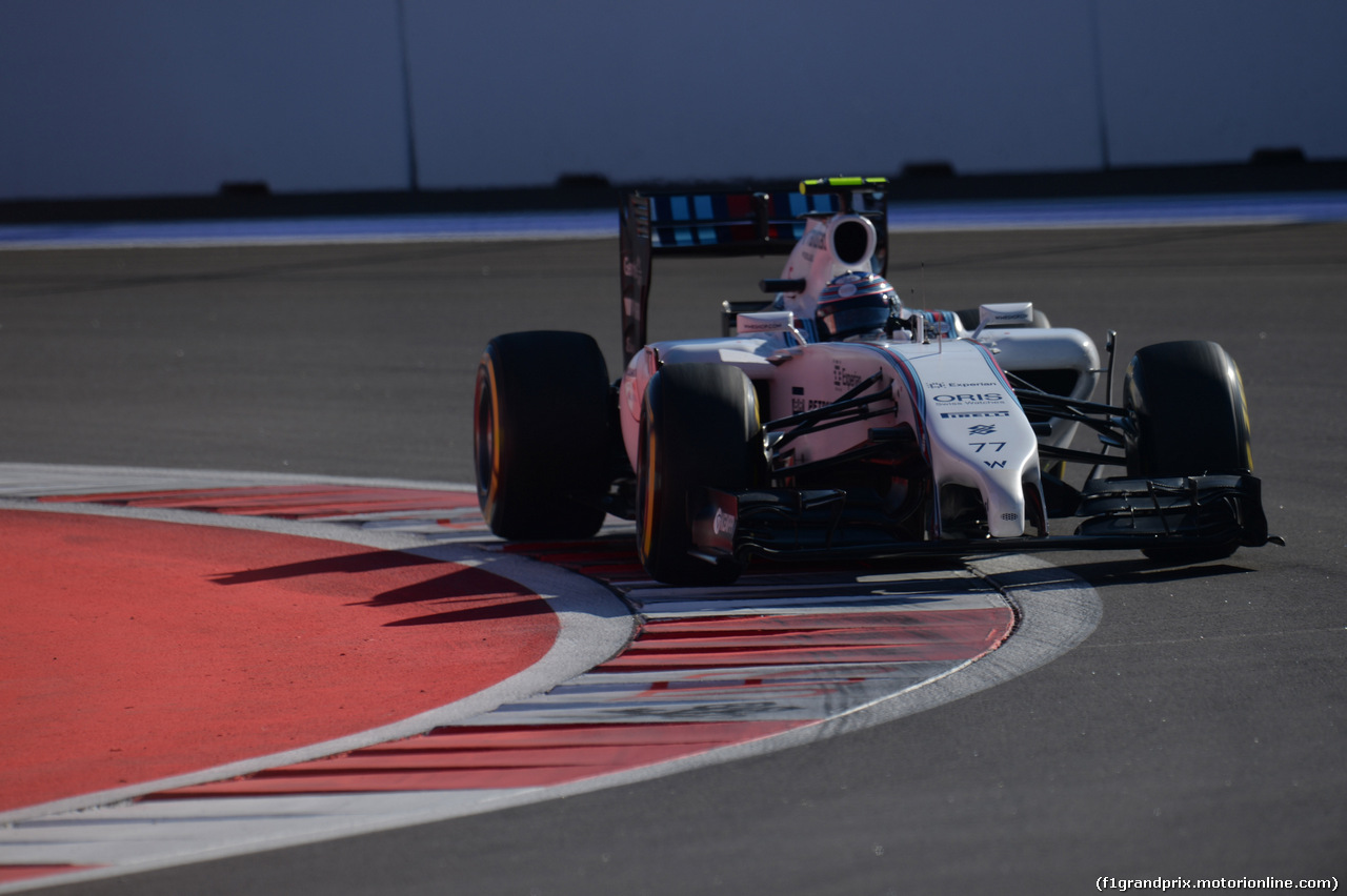 GP RUSSIA, 11.10.2014- Qualifiche, Valtteri Bottas (FIN) Williams F1 Team FW36