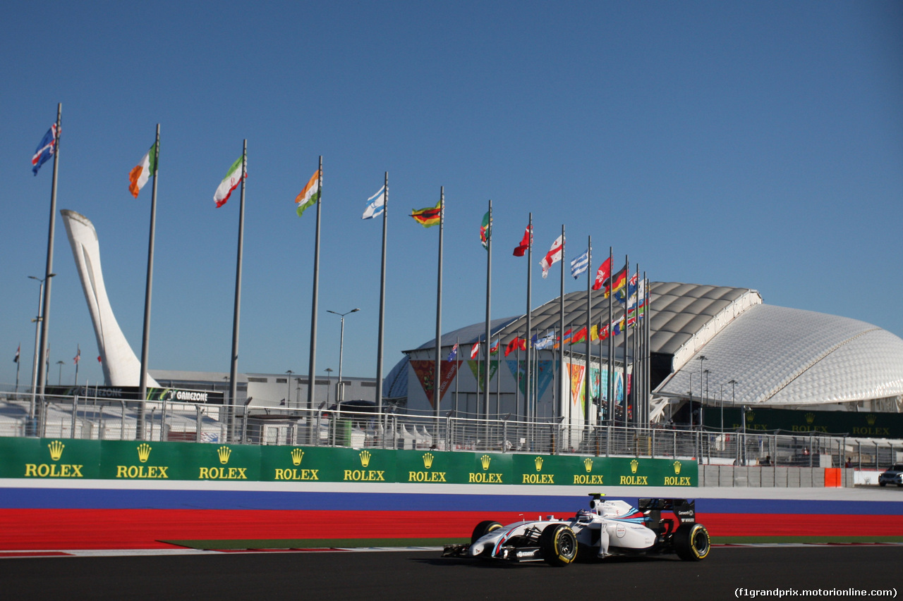 GP RUSSIA, 11.10.2014- Qualifiche, Valtteri Bottas (FIN) Williams F1 Team FW36
