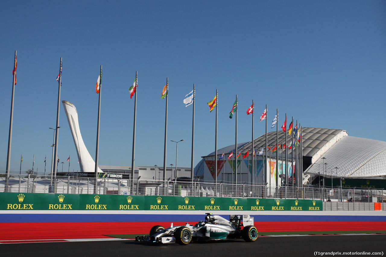 GP RUSSIA, 11.10.2014- Qualifiche, Nico Rosberg (GER) Mercedes AMG F1 W05