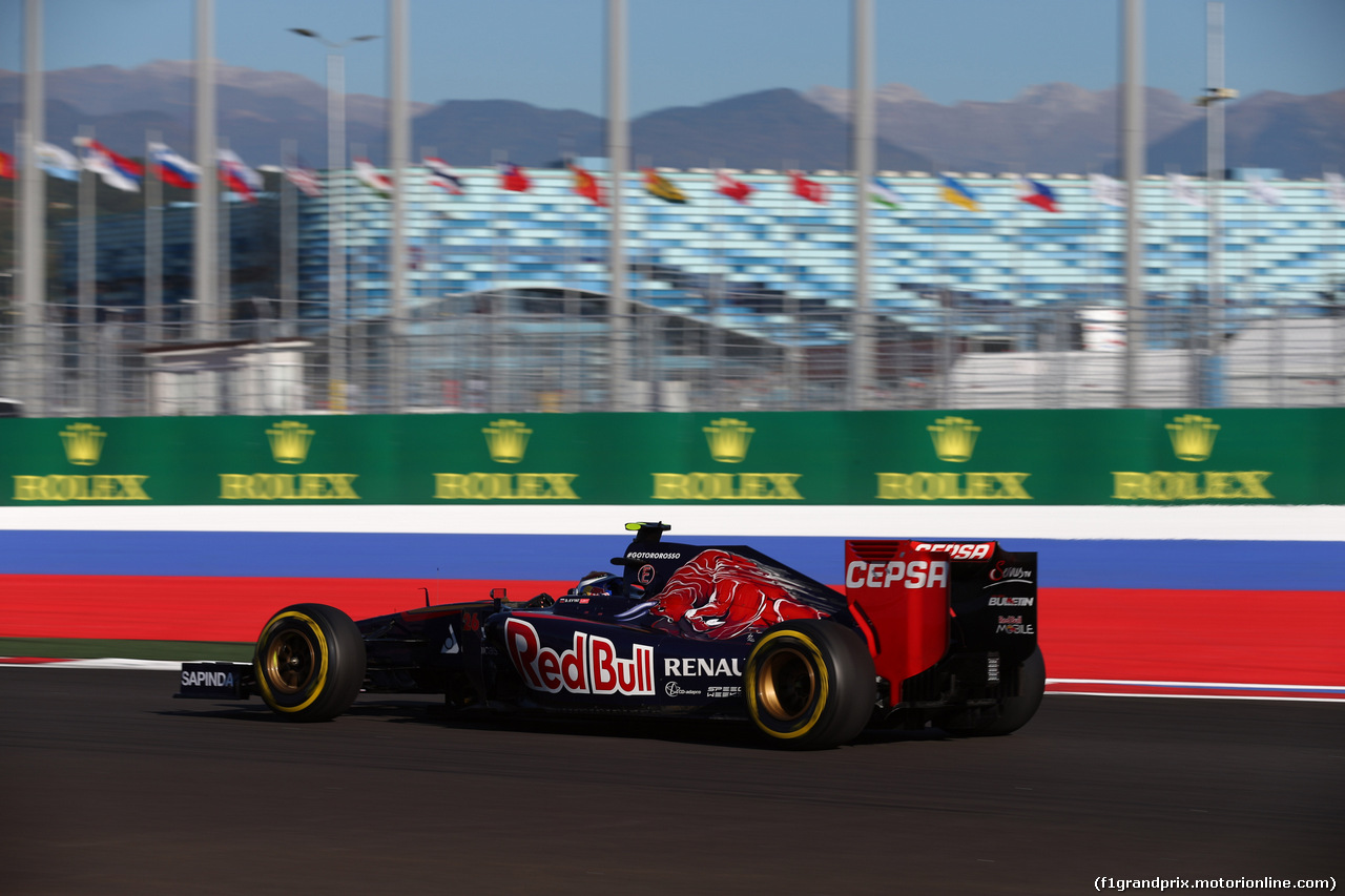 GP RUSSIA, 11.10.2014- Qualifiche, Daniil Kvyat (RUS) Scuderia Toro Rosso STR9