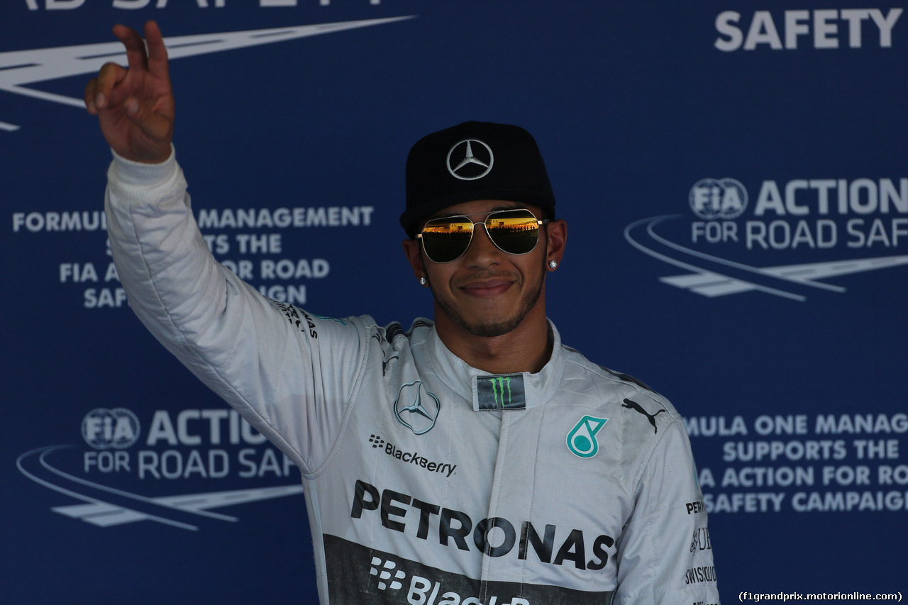 GP RUSSIA, 11.10.2014- Qualifiche, Lewis Hamilton (GBR) Mercedes AMG F1 W05