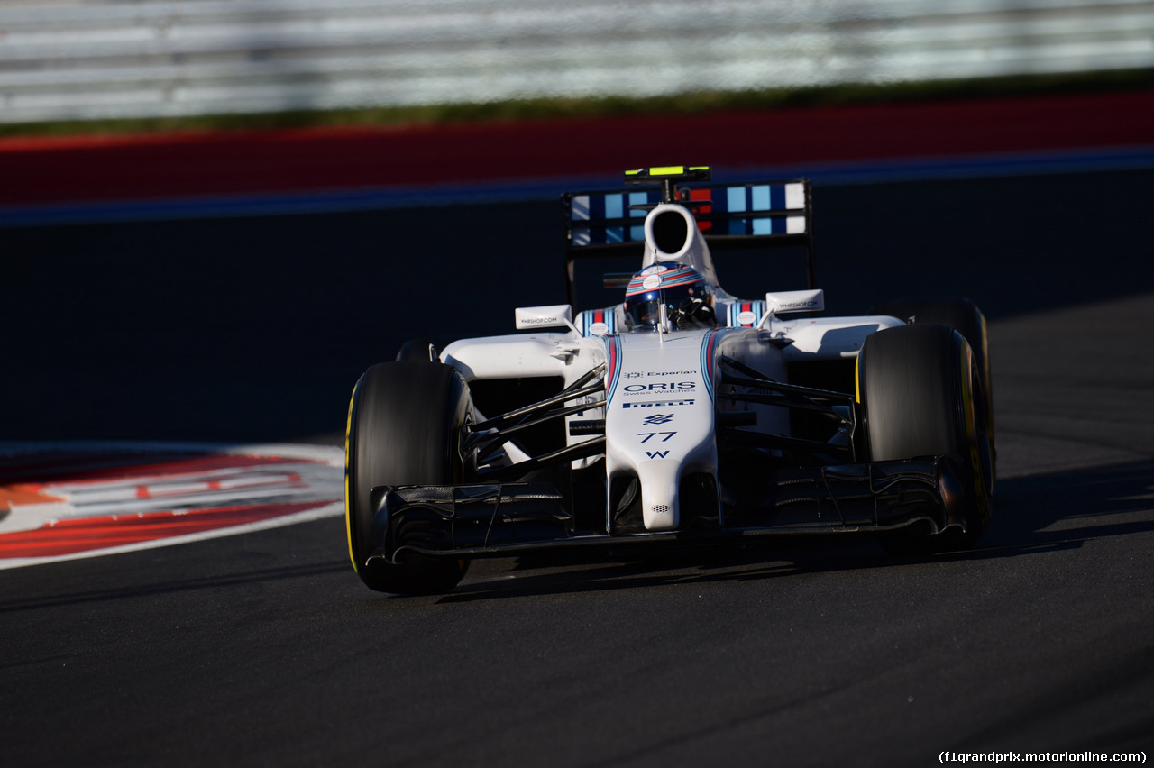 GP RUSSIA, 11.10.2014- Qualifiche, Valtteri Bottas (FIN) Williams F1 Team FW36