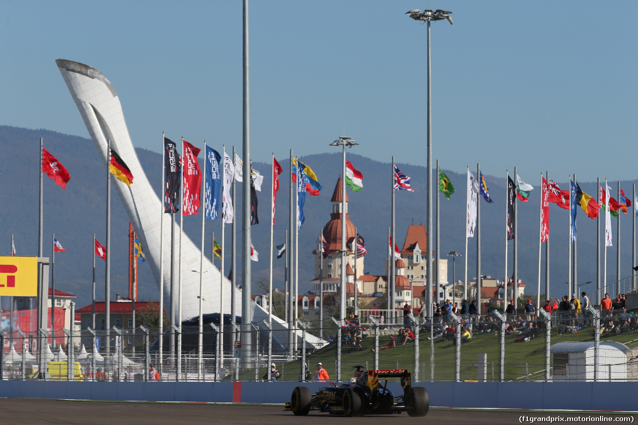 GP RUSSIA, 11.10.2014- Qualifiche, Romain Grosjean (FRA) Lotus F1 Team E22