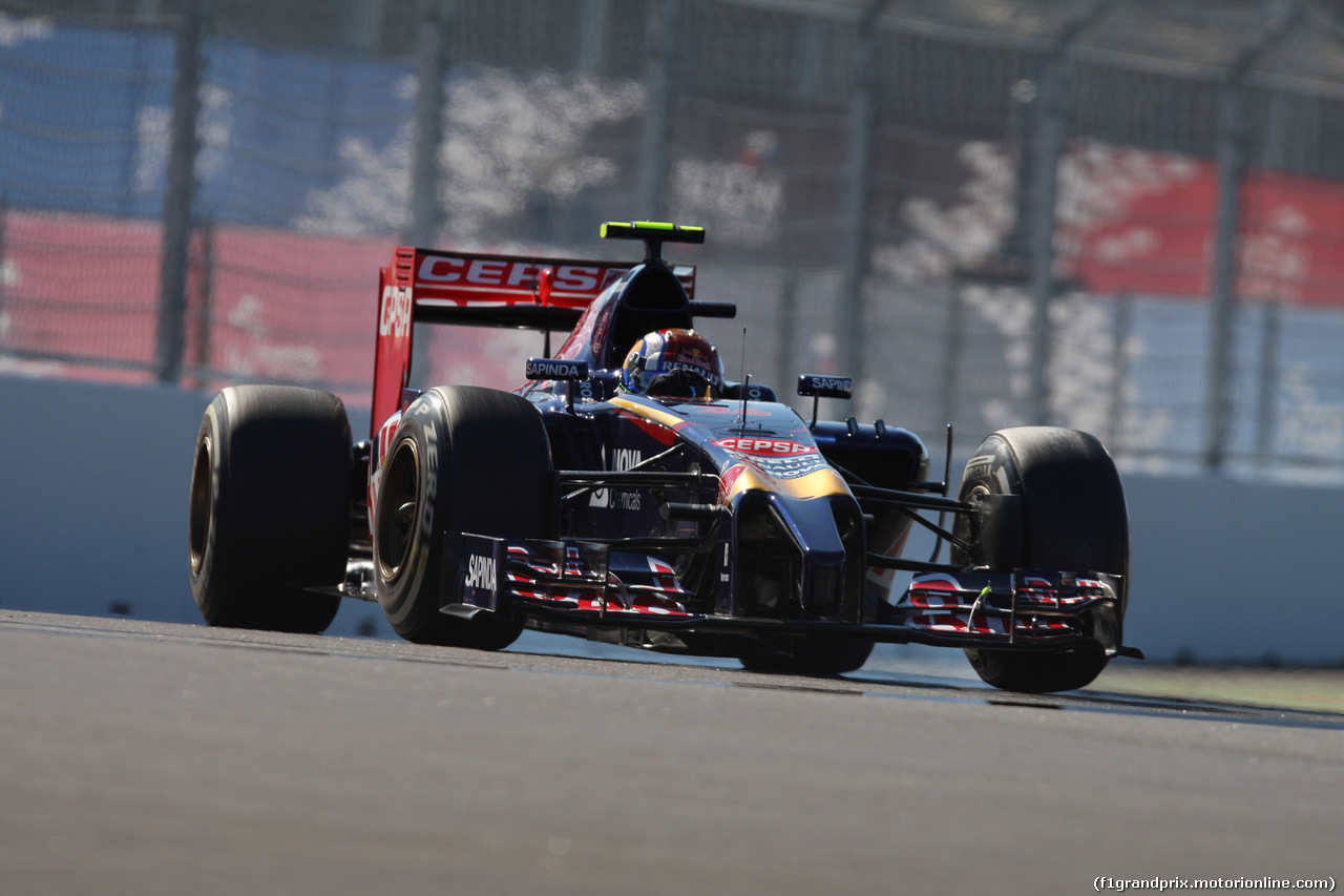 GP RUSSIA, 11.10.2014- Prove Libere 3, Daniil Kvyat (RUS) Scuderia Toro Rosso STR9
