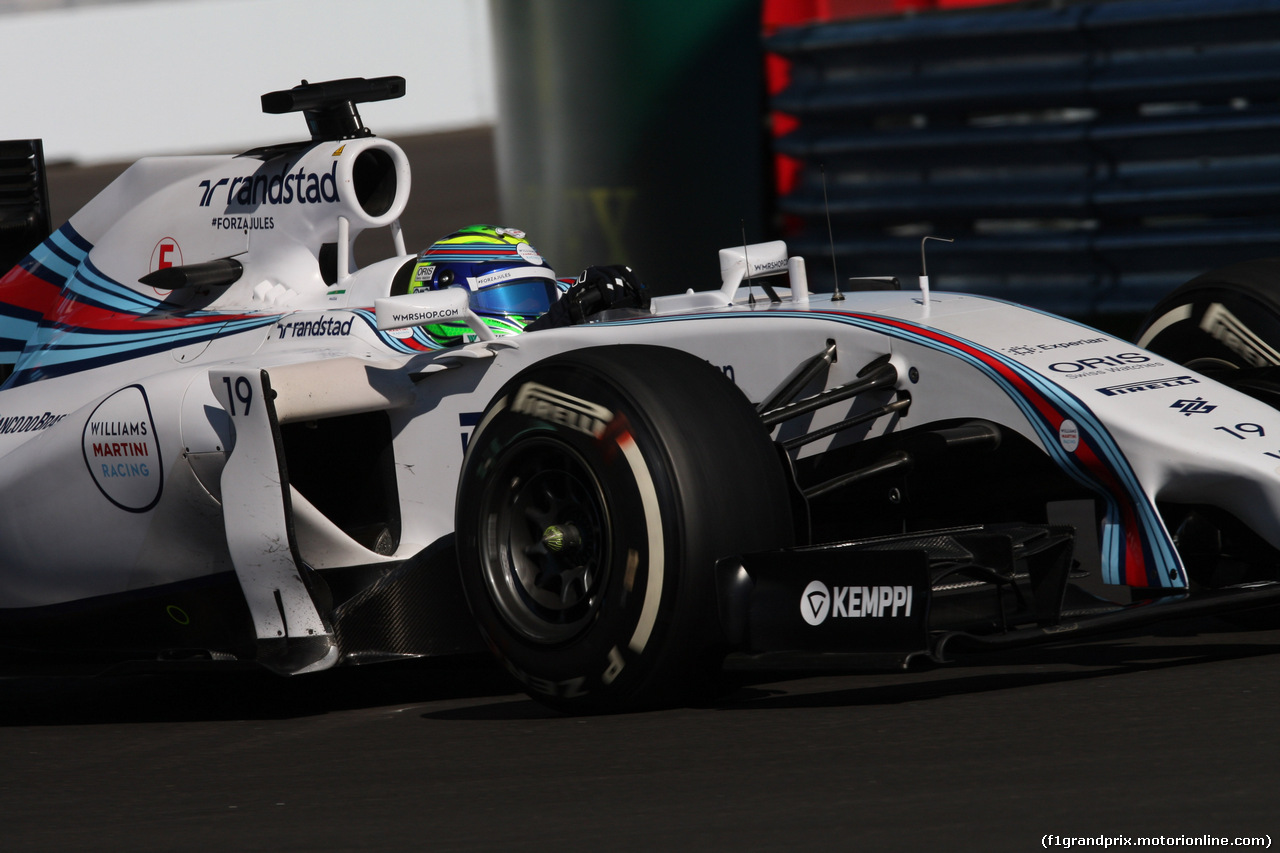 GP RUSSIA, 11.10.2014- Prove Libere 3, Felipe Massa (BRA) Williams F1 Team FW36